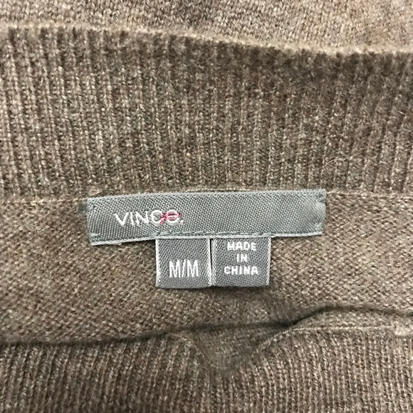 Vince Hi - Low Tunic Brown Sweater Medium - Picture 13 of 15